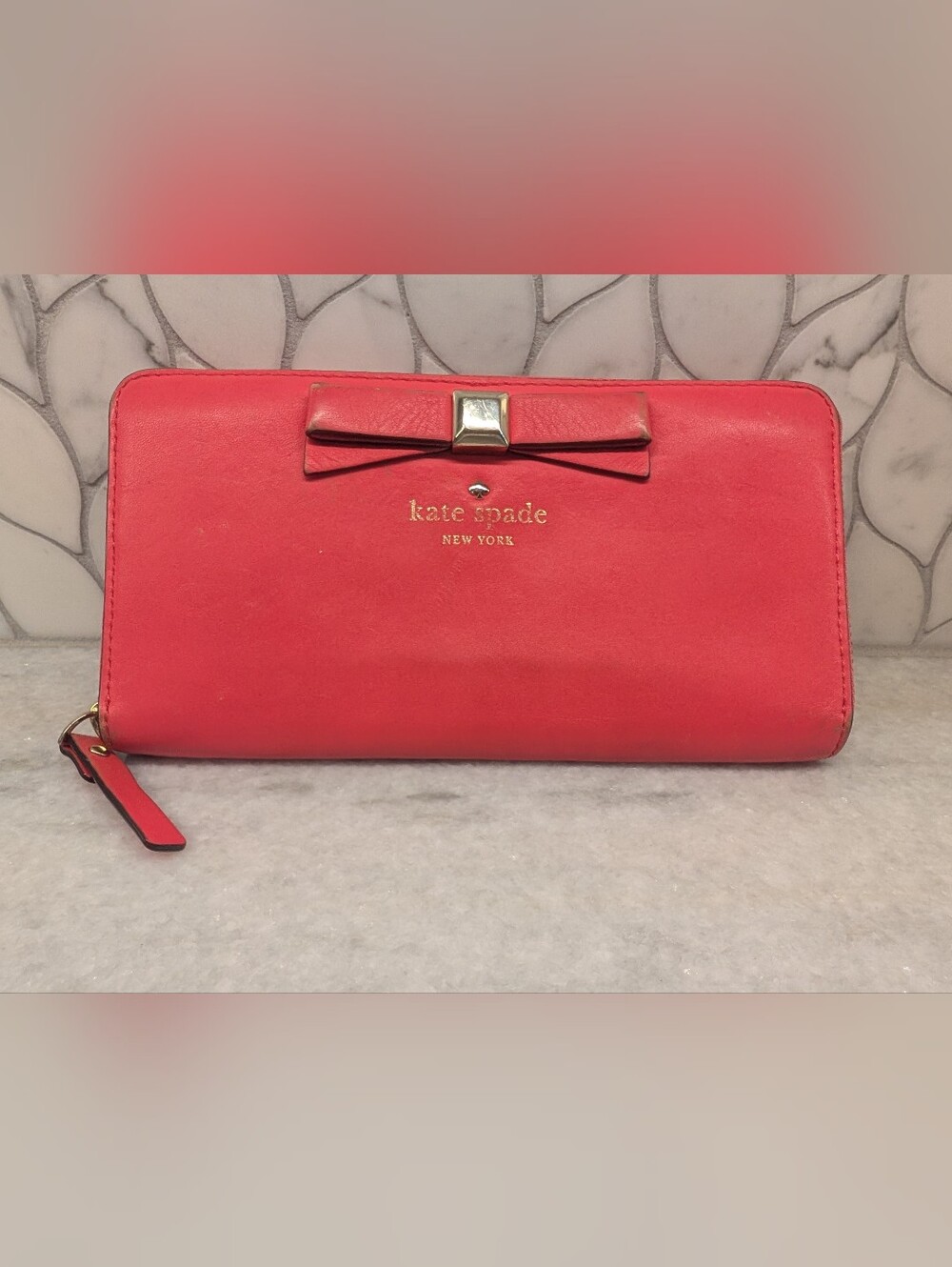 Kate Spade Pink Long Wallet